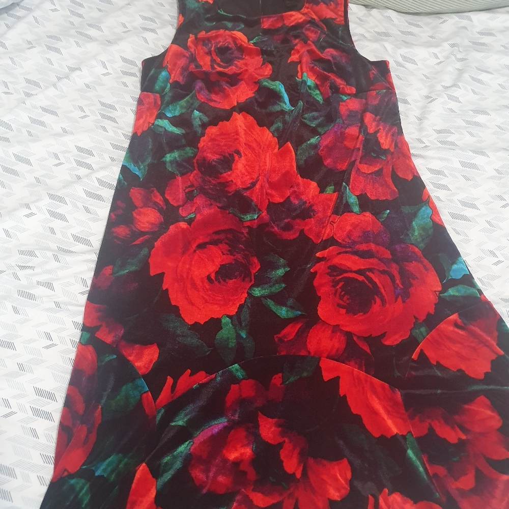 A flowery Ashley Stewart Size 12 dress